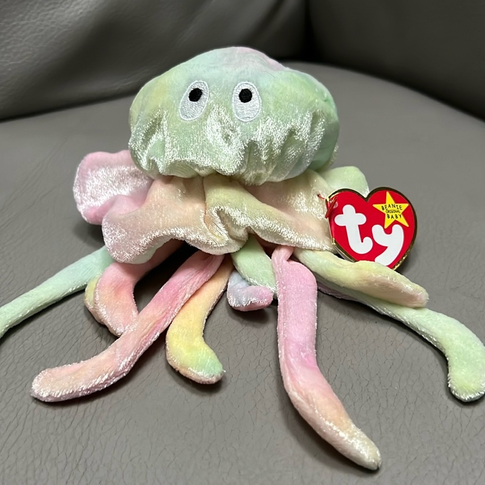 Rare Goochy the jellyfish  - TY Beanie Baby 1998